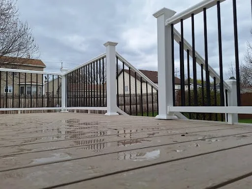 TimberTech PVC deck build Farmington NY - Handy Harding